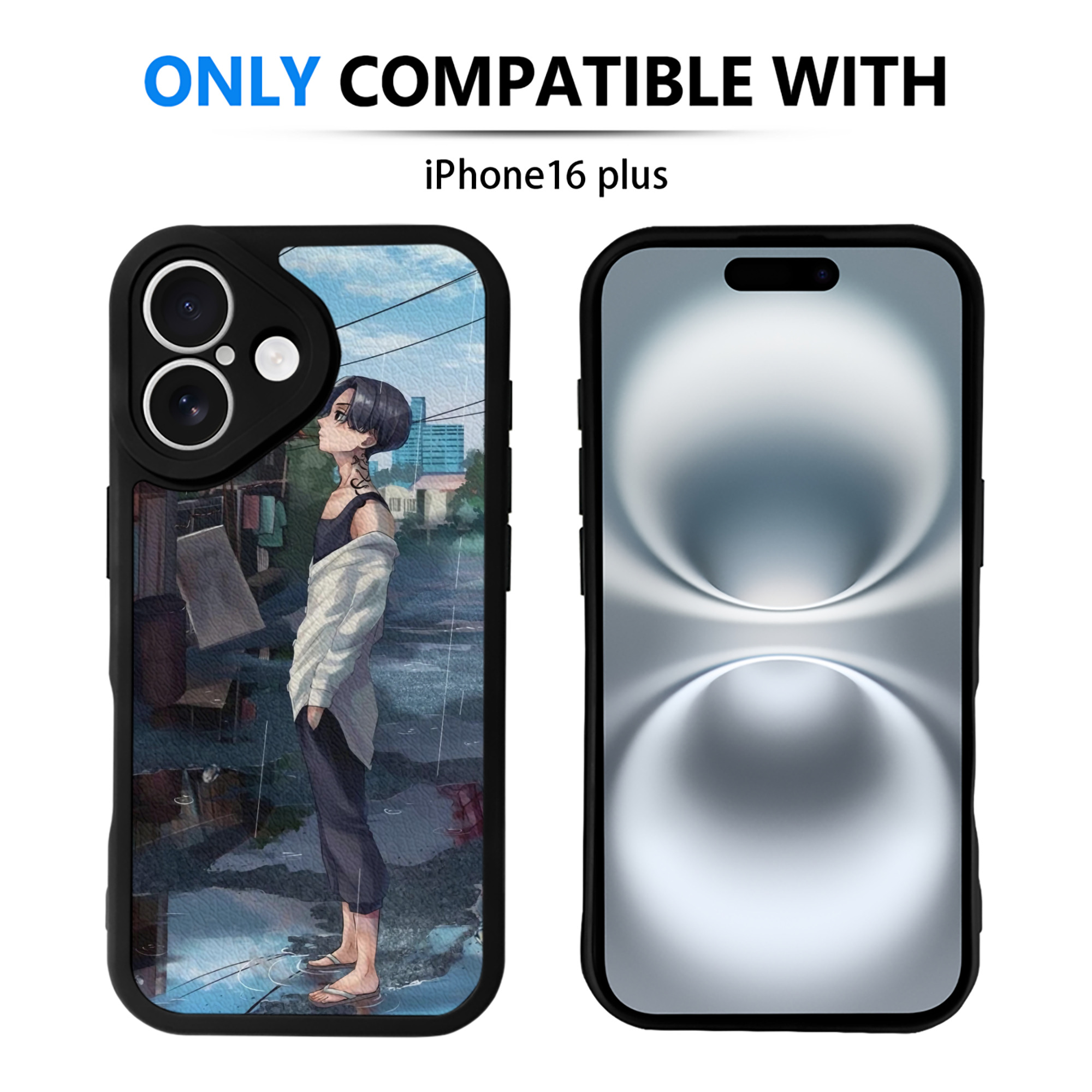 （画像用） 東京リベンジャーズ Tokyo Revengers 【iPhone 16シリーズ対応】シリコンスマホケース（レザー調） 材質：シリコン
